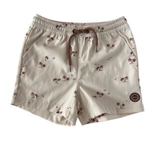 Rylee + Cru palm tree swim shorts